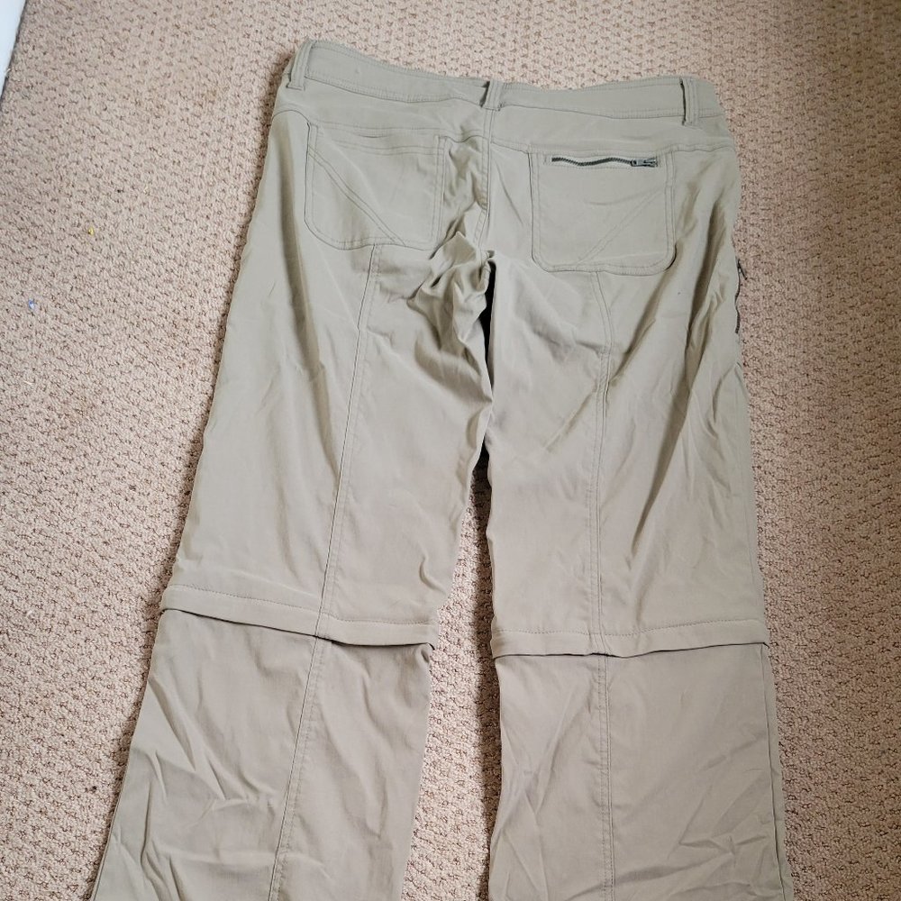 Prana Monarch zip off Hiking pants 10 tall
